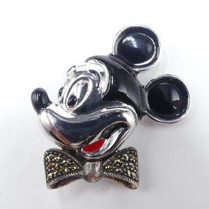 Vintage marked  JJ ( Judith Jack ) silver tone and